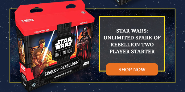 Star Wars: Unlimited spark of rebellion two player starter. Shop now