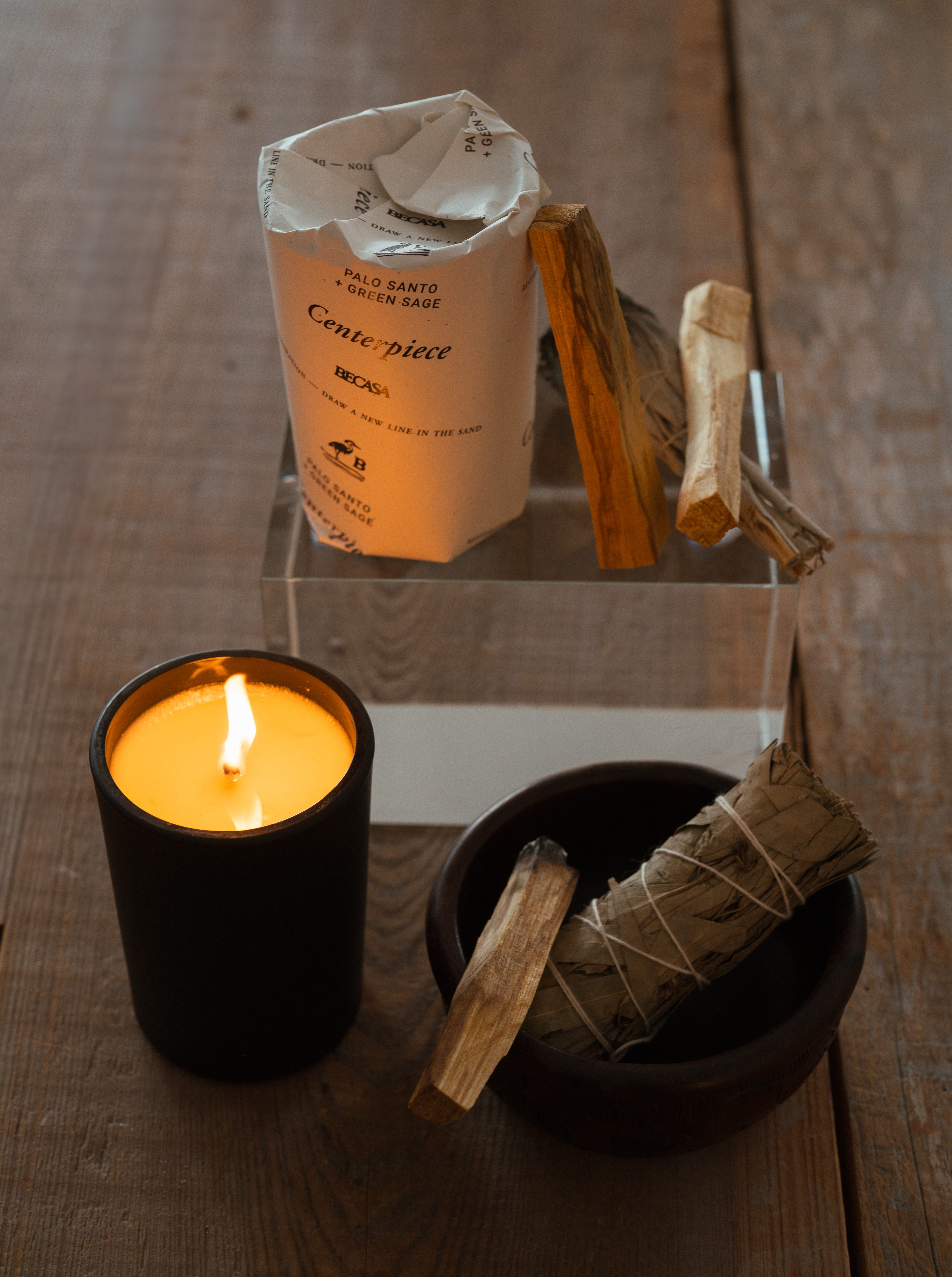 Centerpiece candle