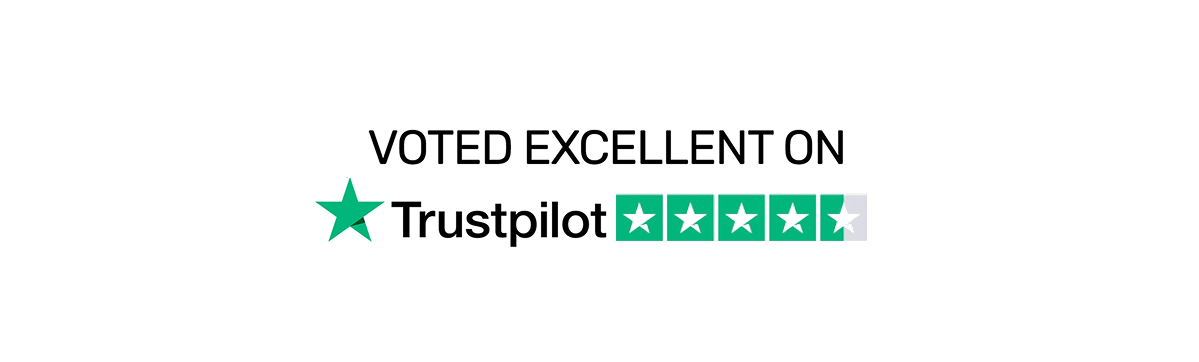 Voted Excellent on Trust Pilot
