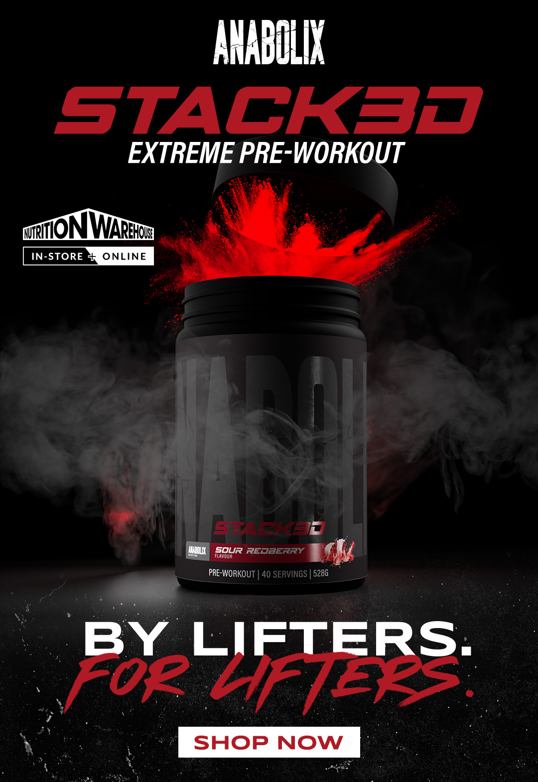 New Product Drop 🔥 By Lifters. For Lifters. Nutrition Warehouse