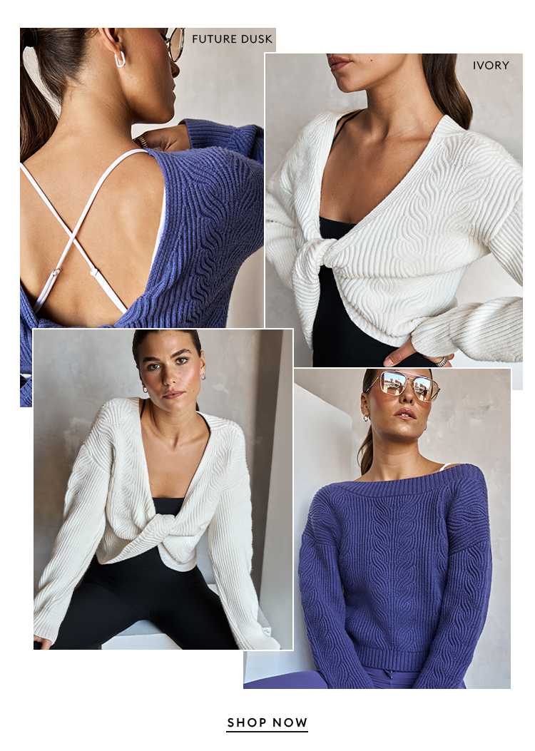 A Sweater with a TWIST - SHOP NOW