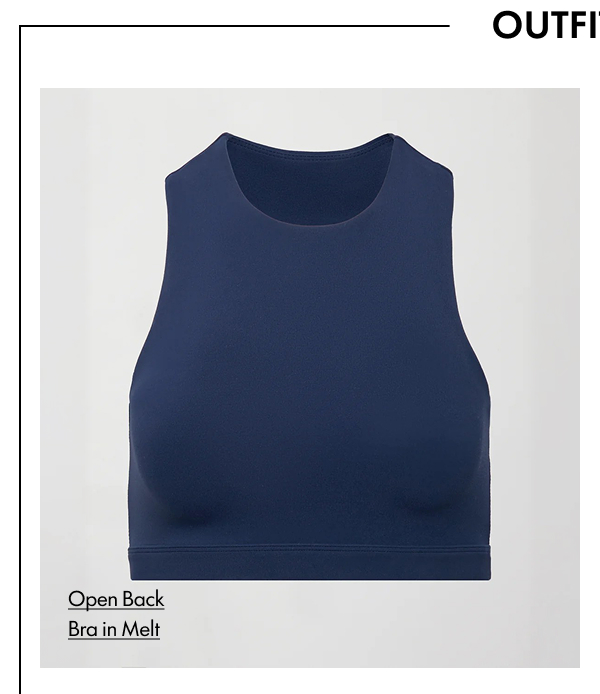 Outfit one Square Neck Bra Top in Melt