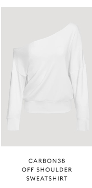 CARBON38 - Off Shoulder Sweatshirt