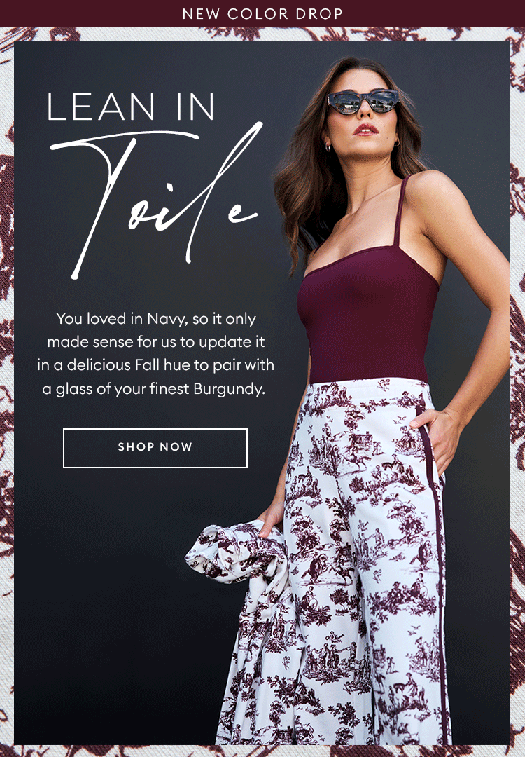 Lean in Toile - SHOP NOW