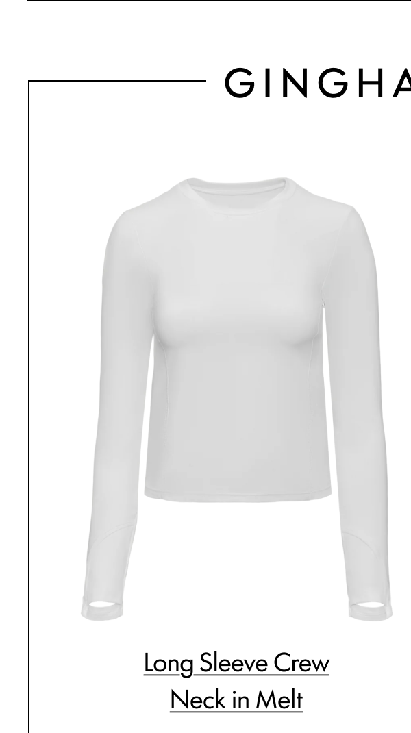 Long Sleeve Crew Neck in Melt