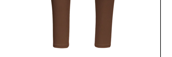 HIGH RISE LEGGING IN RIBBED MELT