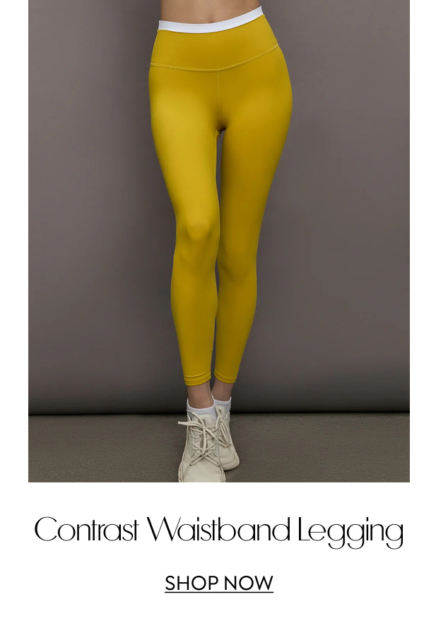 Contrast Waistband Legging SHOP NOW