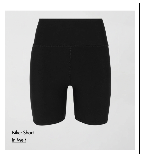 Biker Short in Melt