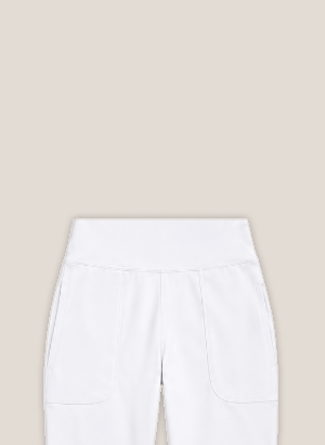 JOGGERS IN WHITE MELT