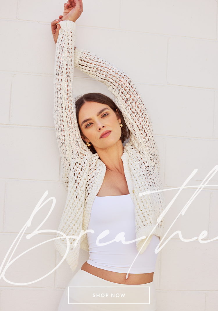 The open knit cardigan - SHOP NOW
