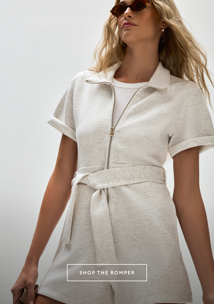 NEW SILHOUETTE - The Short Romper - SHOP NOW