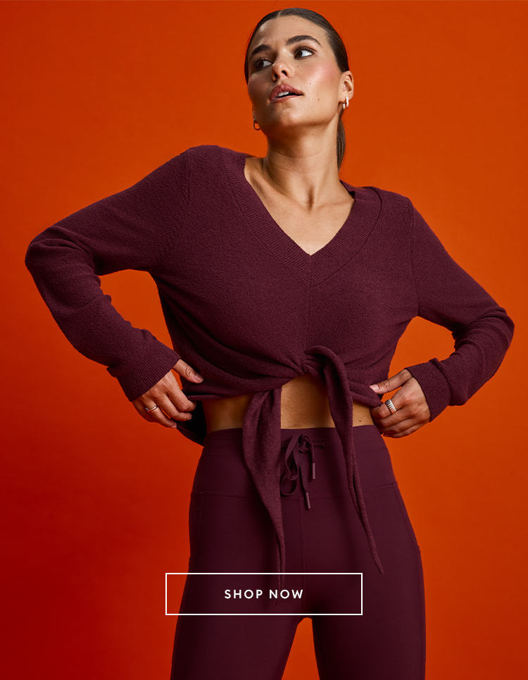 NEW SILHOUETTE - The Knot Front Sweater - SHOP NOW