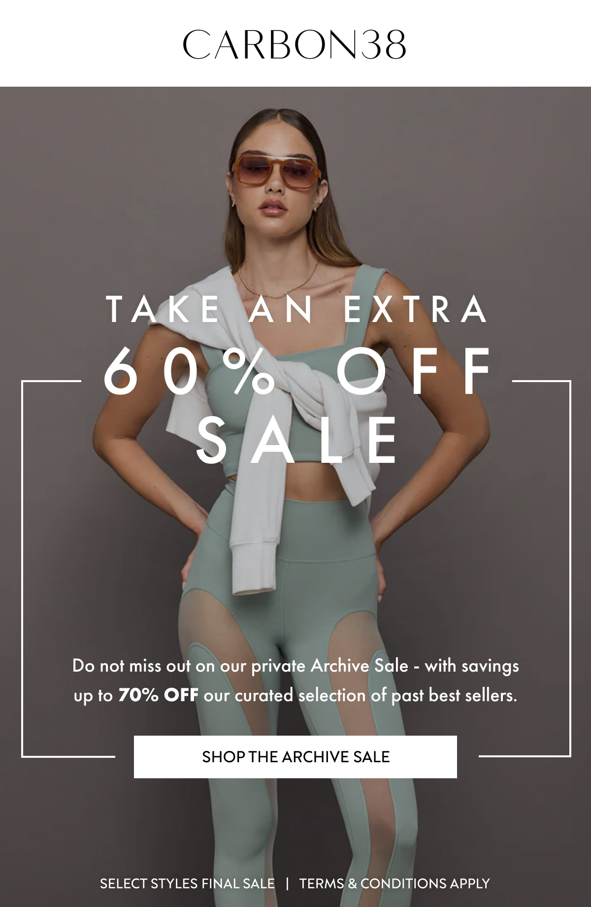 ARCHIVE SALE UP TO 65% OFF Do not miss out on our privet Archive Sale, featuring up to 65% OFF our curated selection of past best sellers. SHOP THE ARCHIVE SALE SELECT STYLES FINAL SALE   |   TERMS & CONDITIONS APPLY