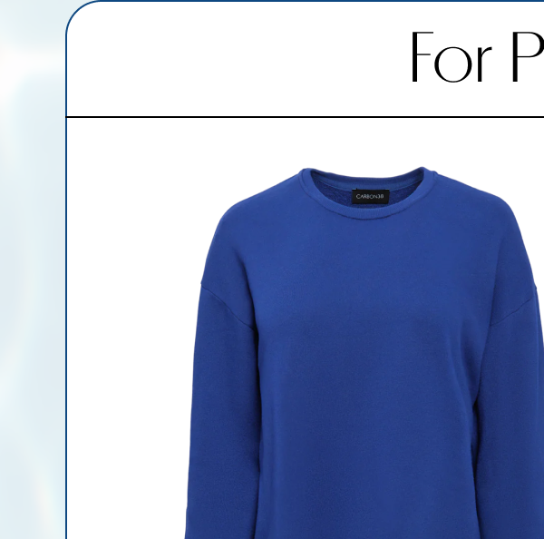 Crew Neck Sweatshirt in French Terry