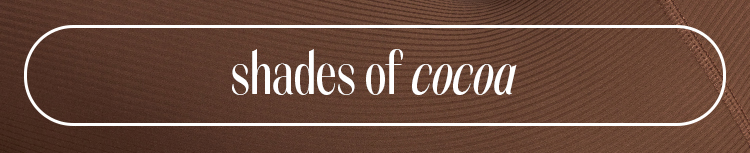 Cocoa Ribbed Melt just dropped at Carbon38 - SHOP NOW