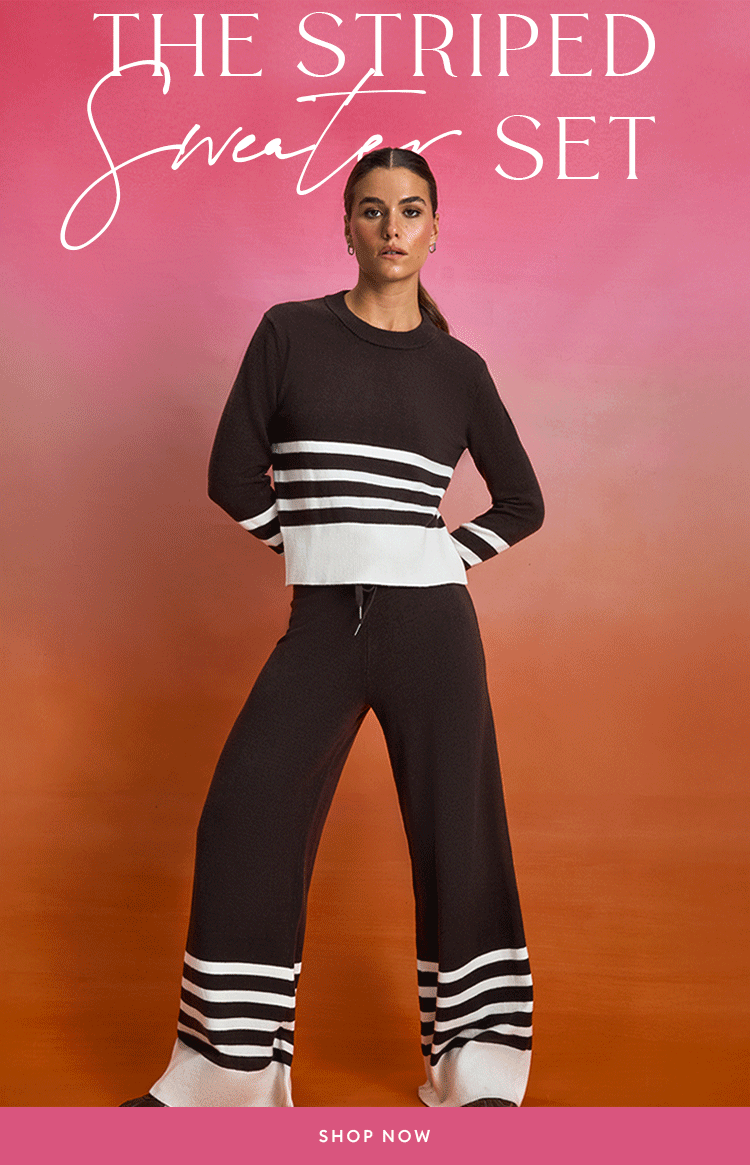 The Striped Sweater Set - SHOP NOW
