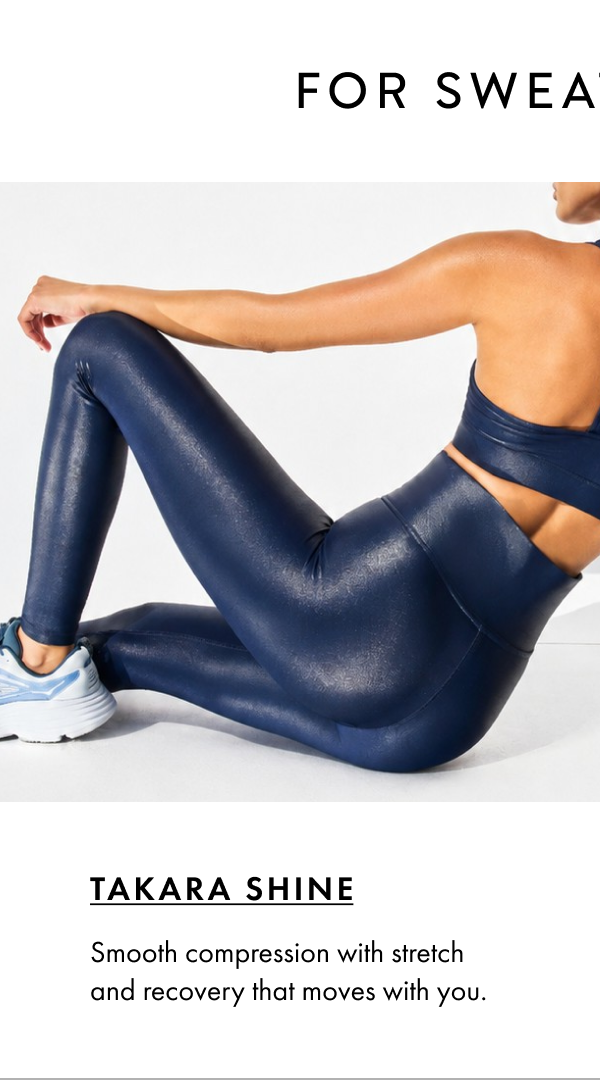 TAKARA SHINE SMOOTH COMPRESSION WITH STRETCH AND RECOVERY THAT MOVES WITH YOU