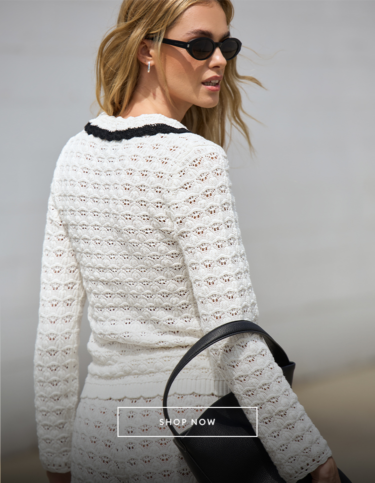 New Silhouette - The Crochet Long Sleeve - SHOP NOW