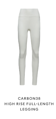 CARBON38 High rise full-length legging