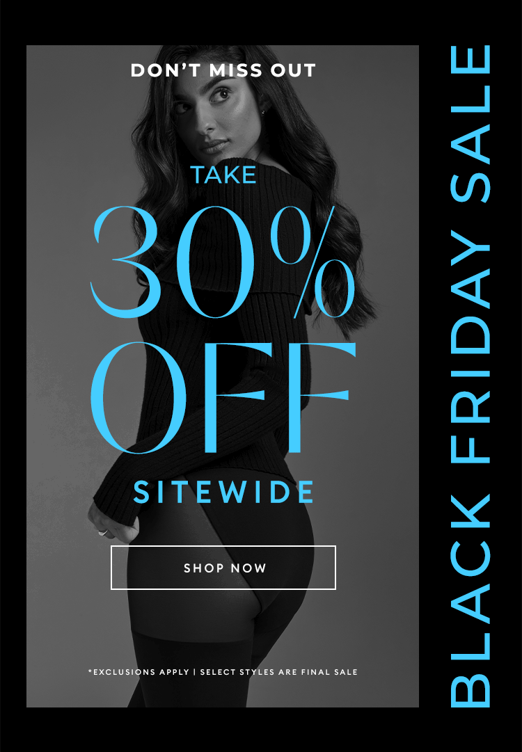 BLACK FRIDAY SALE - Don't Miss Out - Take 30% Off Sitewide - SHOP NOW