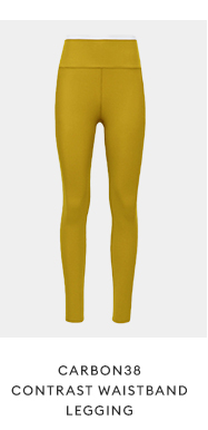 CARBON38 - Contrast Waistband Legging