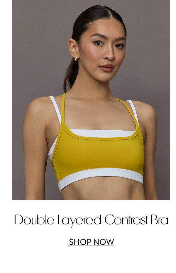 Double Layered Contrast Bra SHOP NOW
