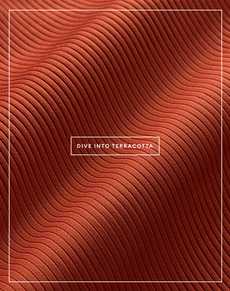NEW COLOR DROP - Terracotta Ribbed Melt - SHOP NOW