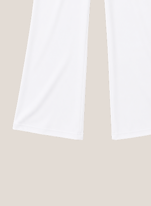 PALAZZO PANT IN WHITE MELT