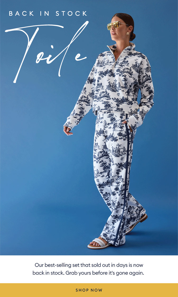 BACK IN STOCK - Toile - SHOP NOW