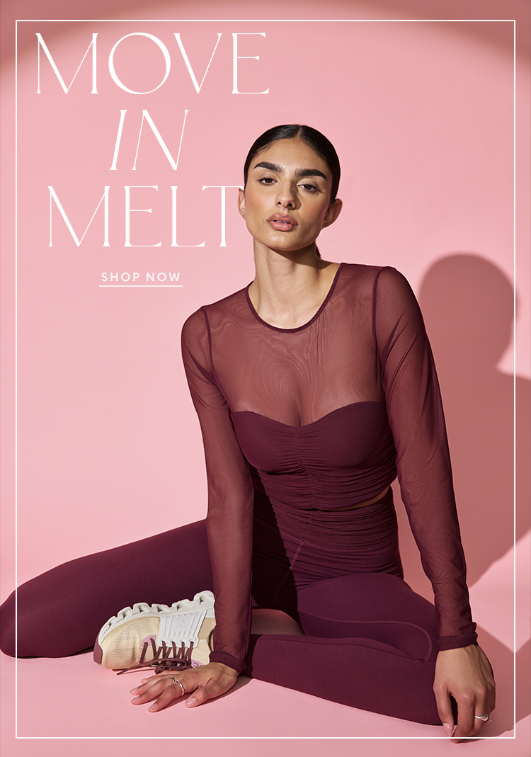NEW IN: The Ruched Melt Set in FIG - SHOP NOW
