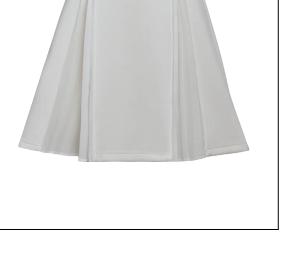 Split Pleat Tennis Dress in Scuba
