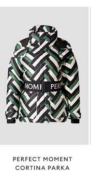 PERFECT MOMENT - Waffle PrintCortina Ski Parka