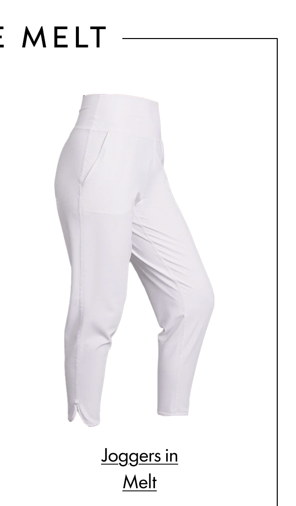WHITE MELT Joggers in Melt