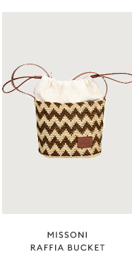MISSONI Raffia Bucket
