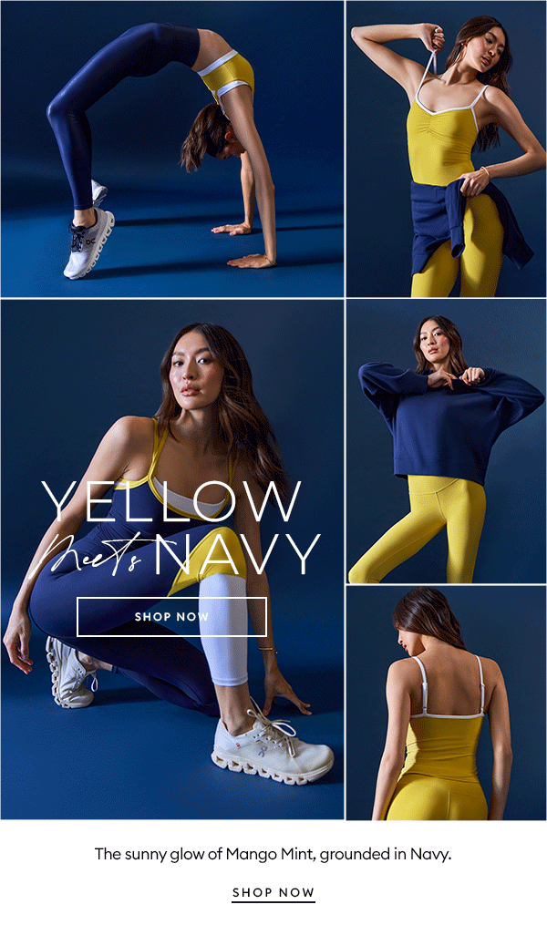 Yellow Meets Navy - SHOP NOW