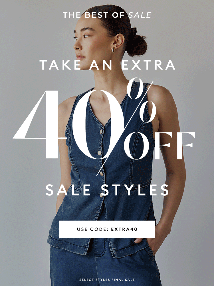 SALE ON SALE - The Best Of Sale - Take an extra 40% off select styles  - Shop Now
