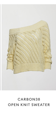 CARBON38 - Open Knit Sweater