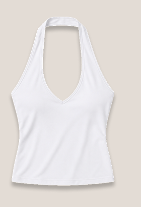 WHITE HALTER TANK IN MELT