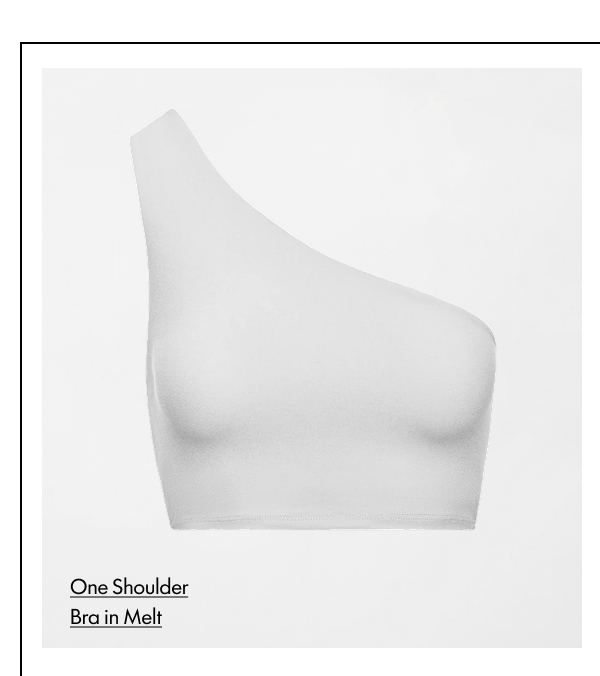 One Shoulder Bra in Melt