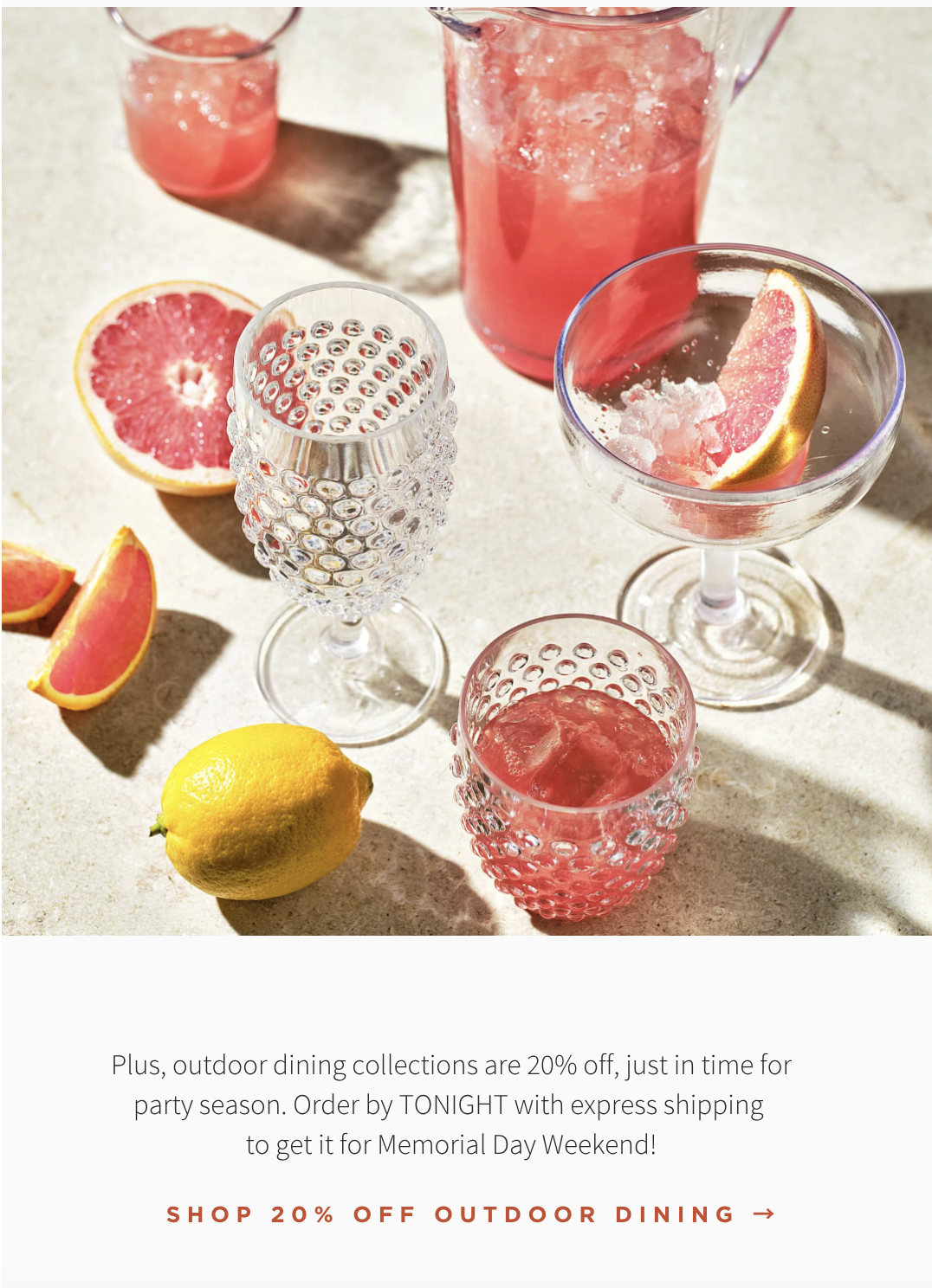 Sale Outdoor Dining
