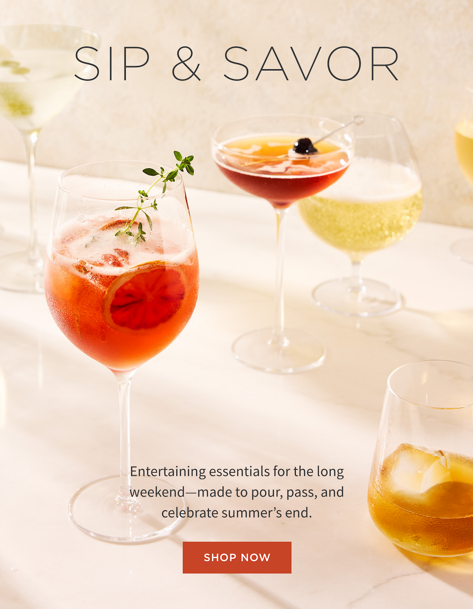 Sip and Savor