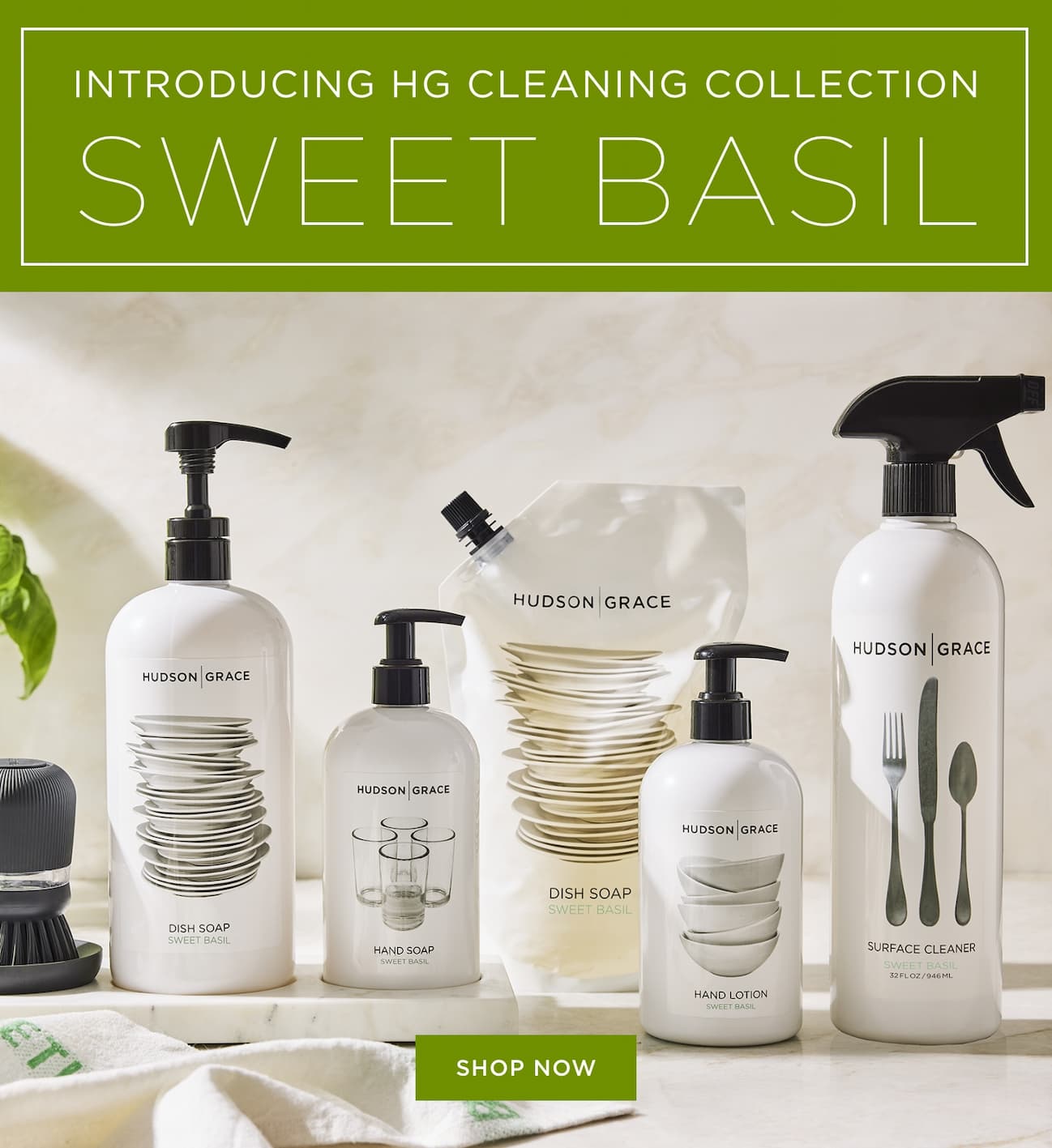 Sweet Basil Cleaning Collection