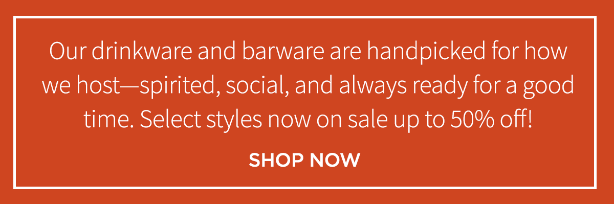 Sale Drinkware and Bar