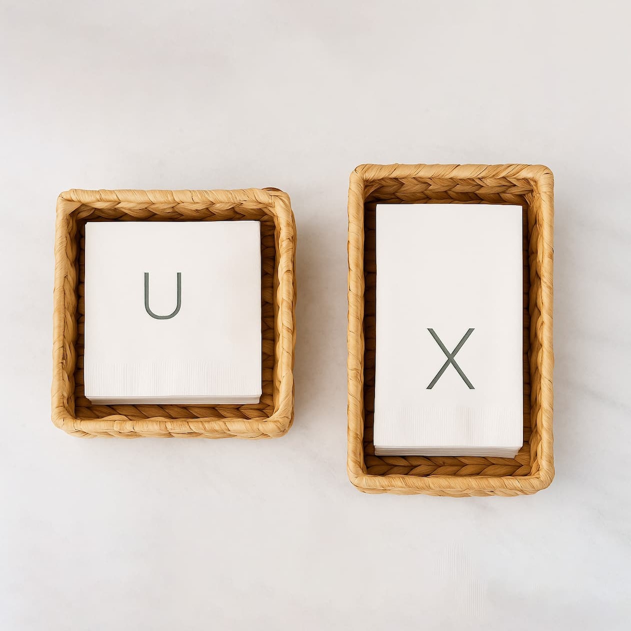 Hyacinth Napkin & Hand Towel Holders