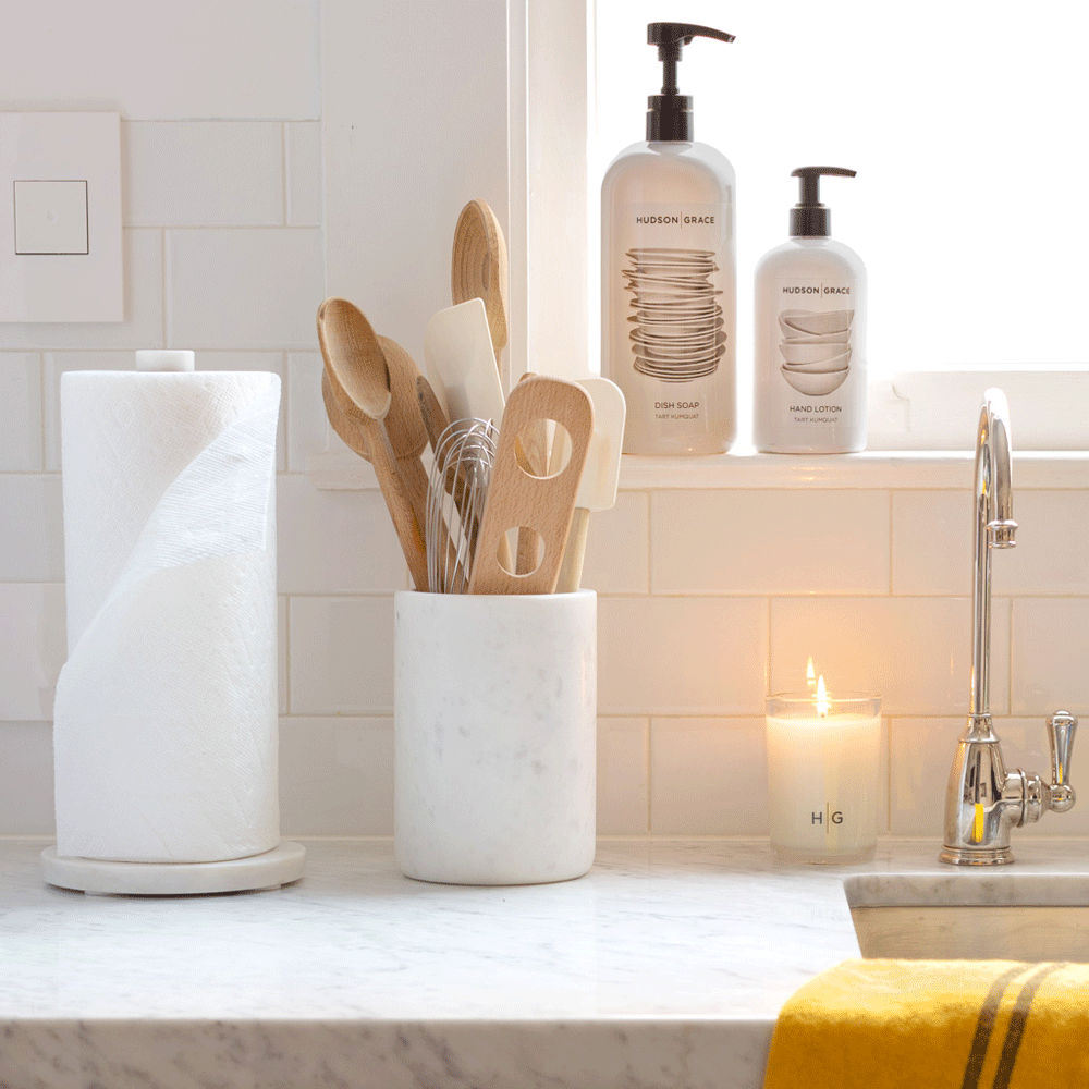 marble paper towel holder