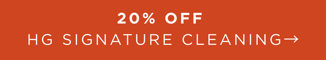 20% off HG Signature Cleaning