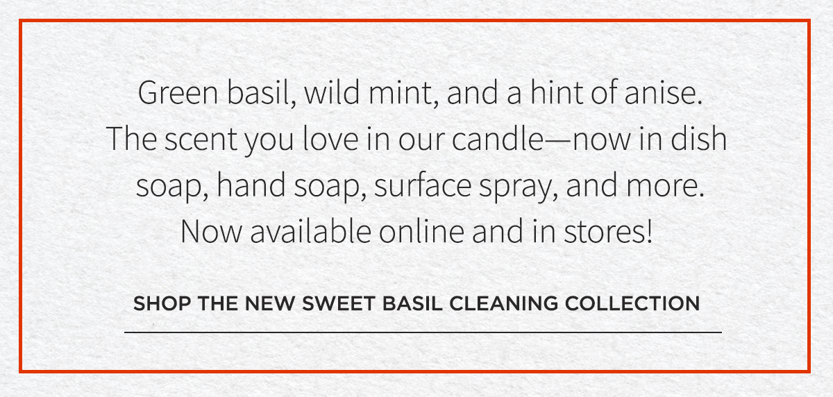 Sweet Basil Cleaning Collection