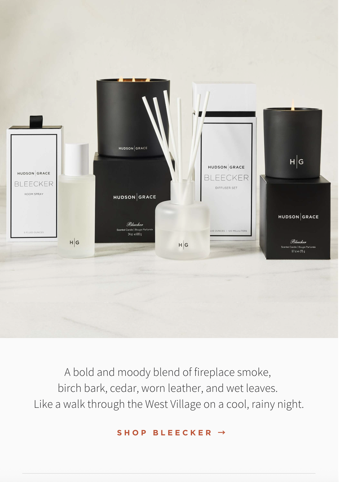Bleecker Home Scent Collection