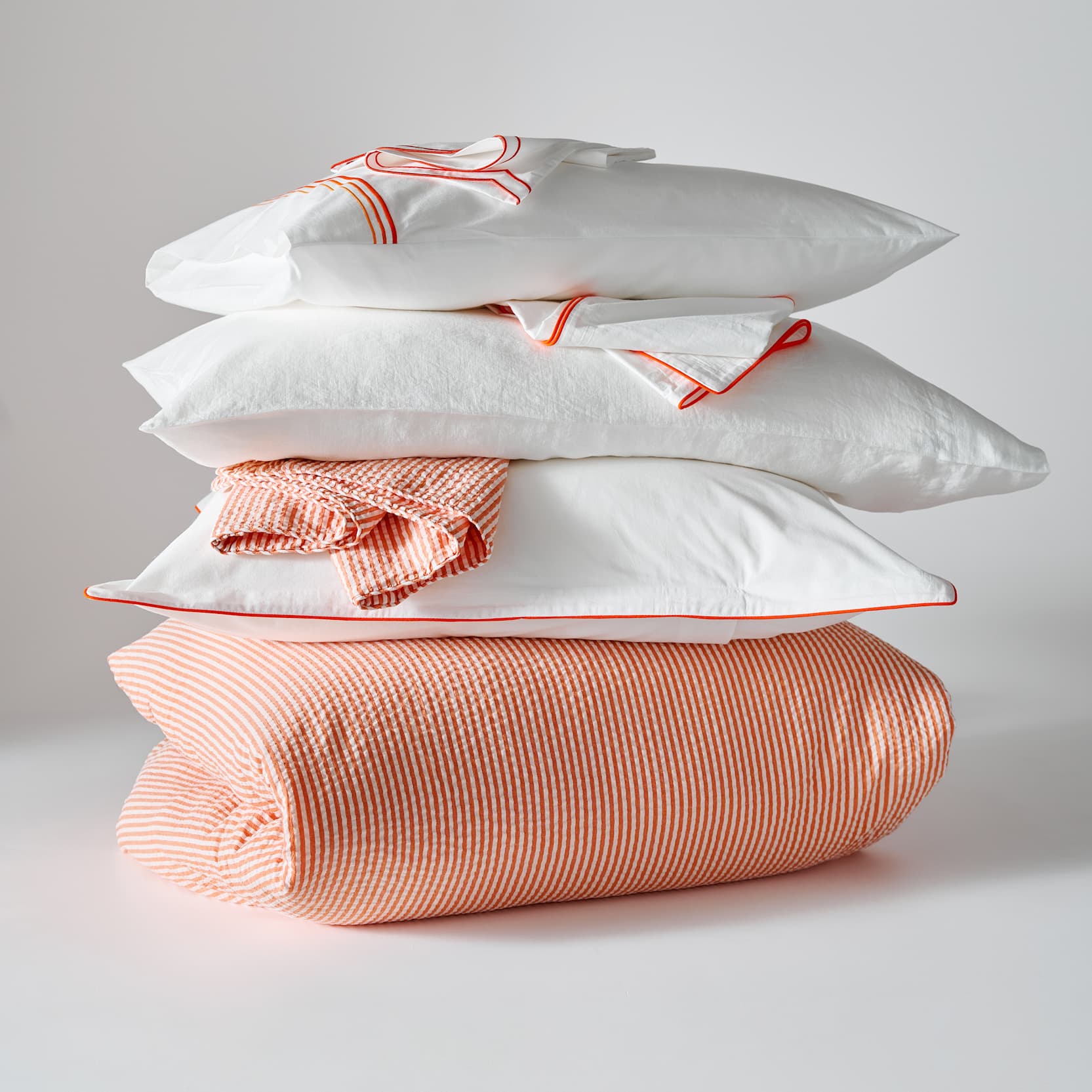 Orange Bedding