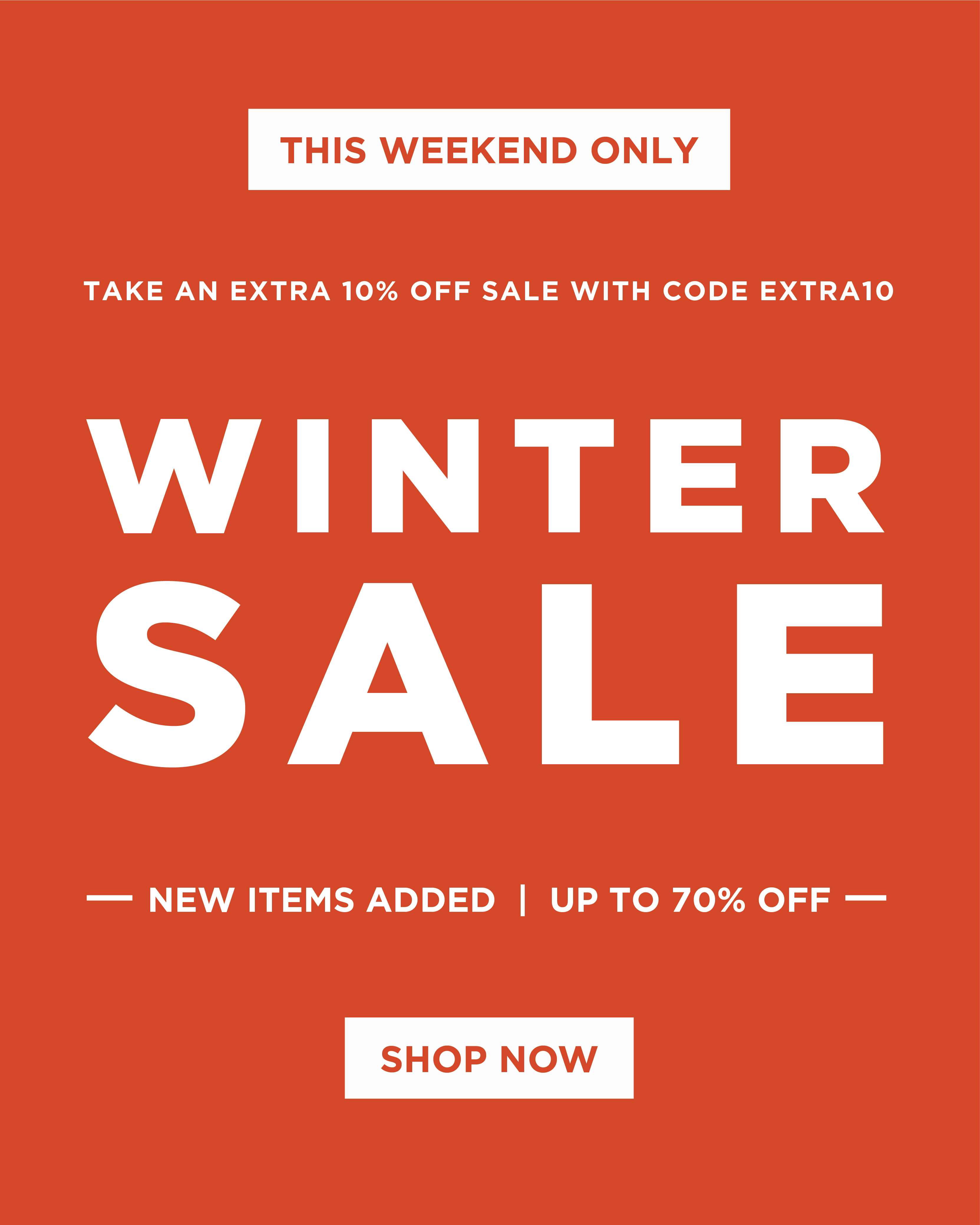 WINTER SALE